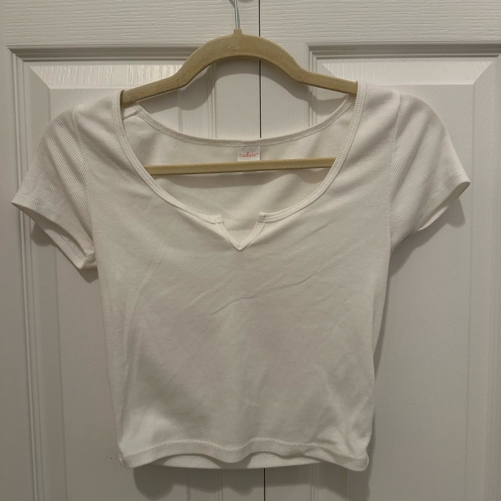 white top